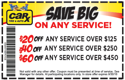 St. Louis area auto repair coupons from Car-X - September BREX - Car-X