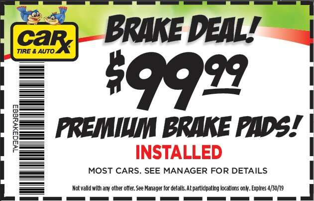 St Louis area auto repair coupons from Car-X - April 2019 BREX - Car-X