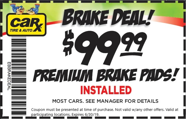 St Louis area auto repair coupons from Car-X - June 2019 BREX - Car-X