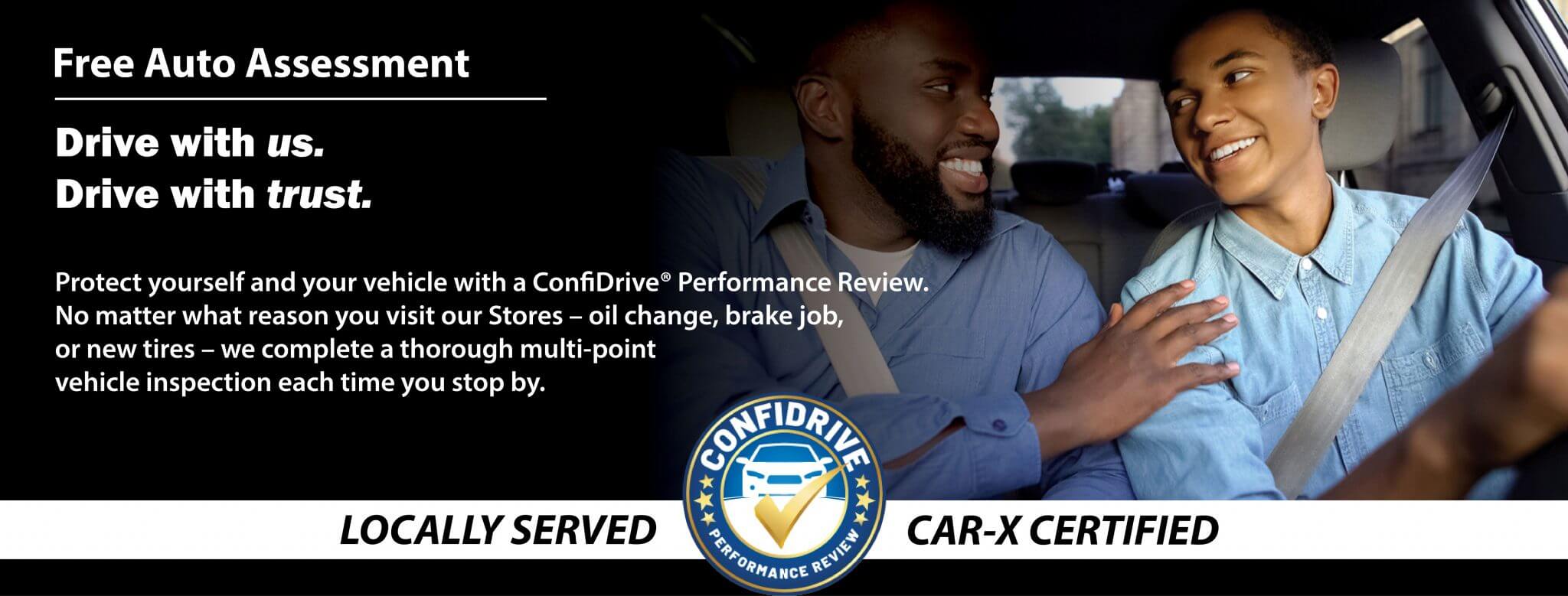 courtesy inspection, confidrive, auto assesment