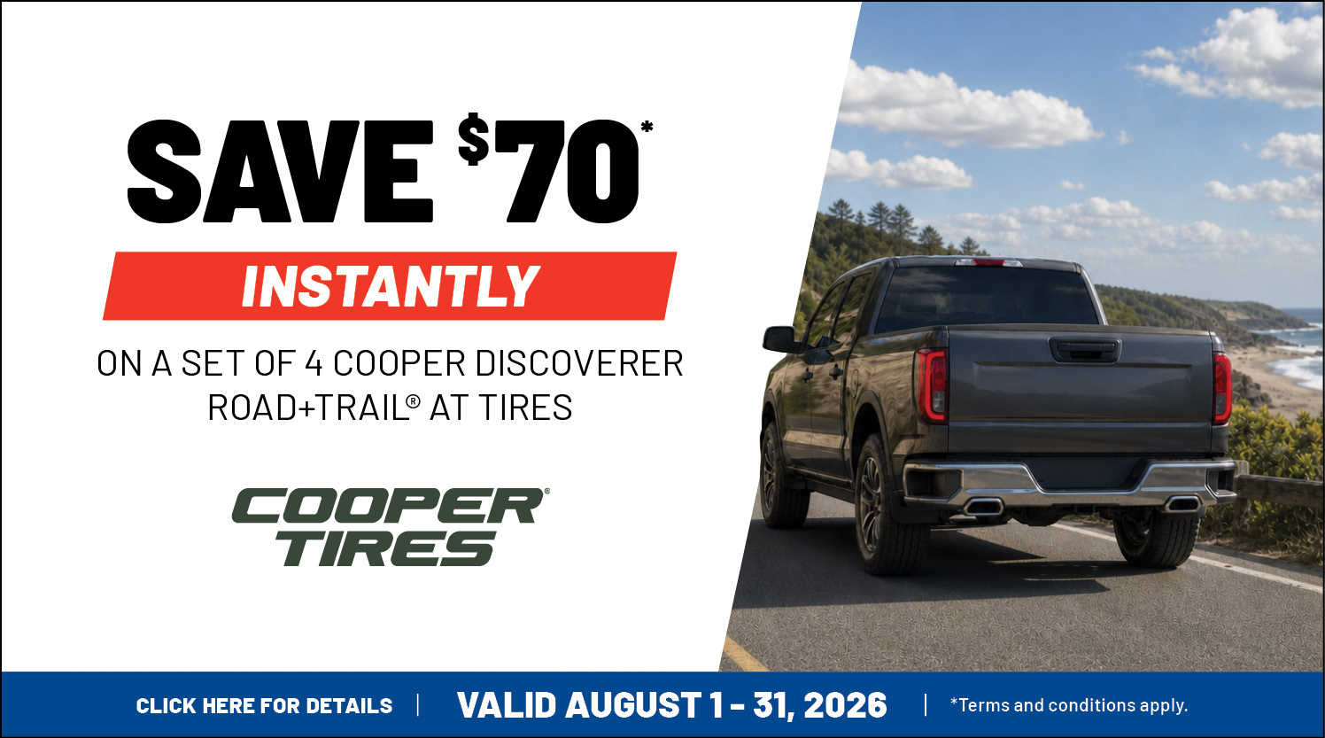 Cooper tire savings