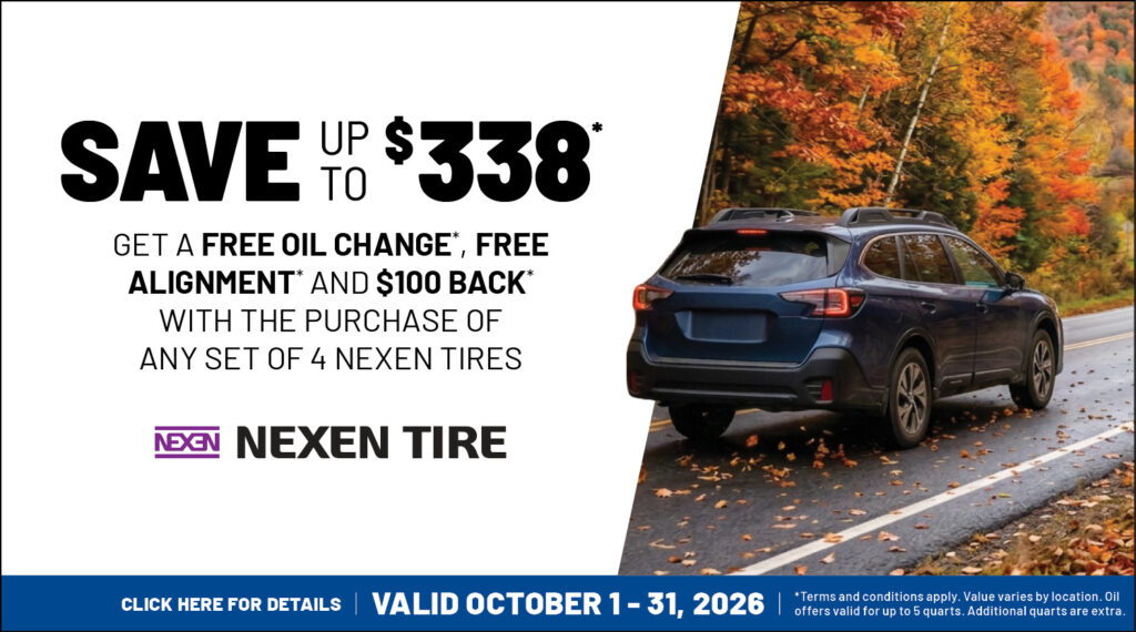 Nexen tire savings